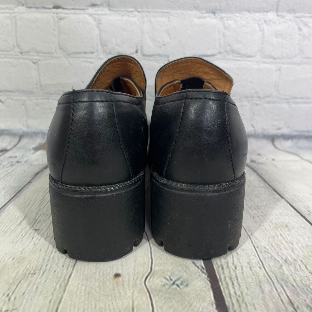 Double H Boots Women Size 10 Leather Chunky Slip ON Oil Resistant Round Toe Y2K - Picture 4 of 16